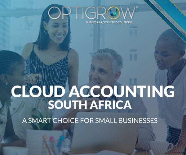 Professional using Xero for cloud accounting on a laptop in South Africa